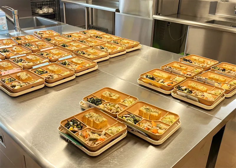 配食サービスのお弁当