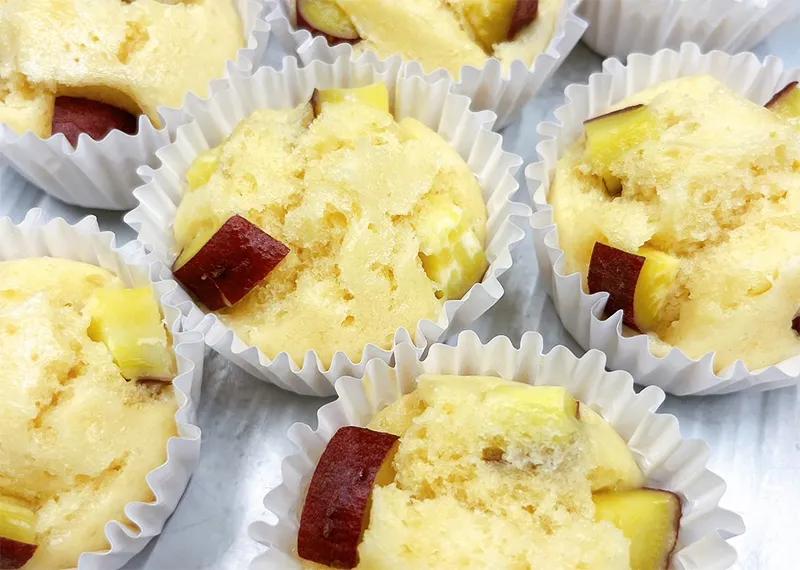 手作りおやつの様子