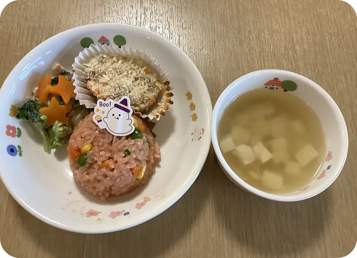 食育に力を入れる様子