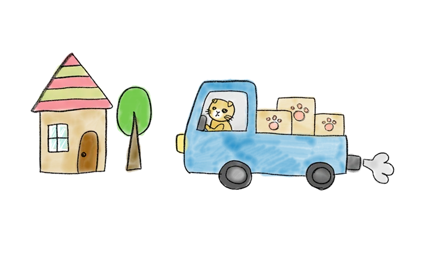 移住支援のイメージイラスト